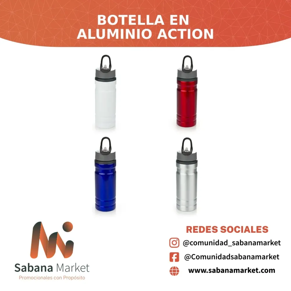 Botella en Aluminio Action