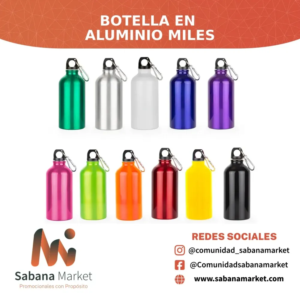 Botella en Aluminio Miles