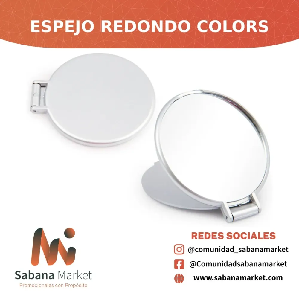 Espejo Redondo Colors