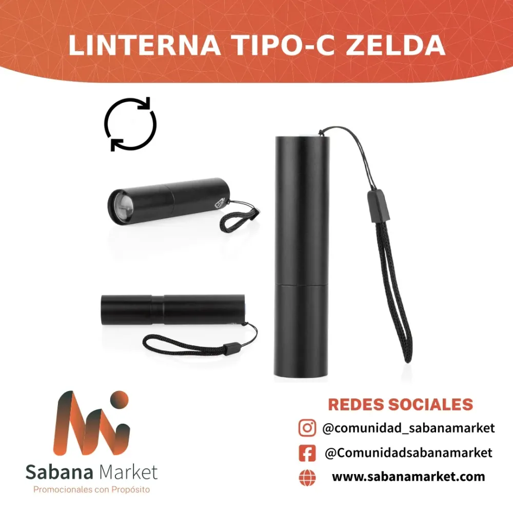 Linterna Tipo-C Zelda