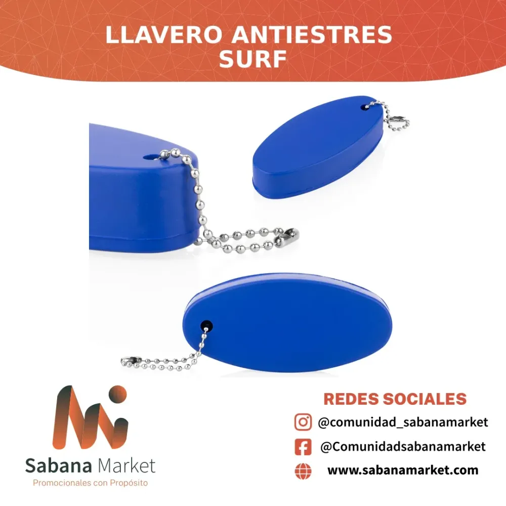 Llavero Antiestres Surf