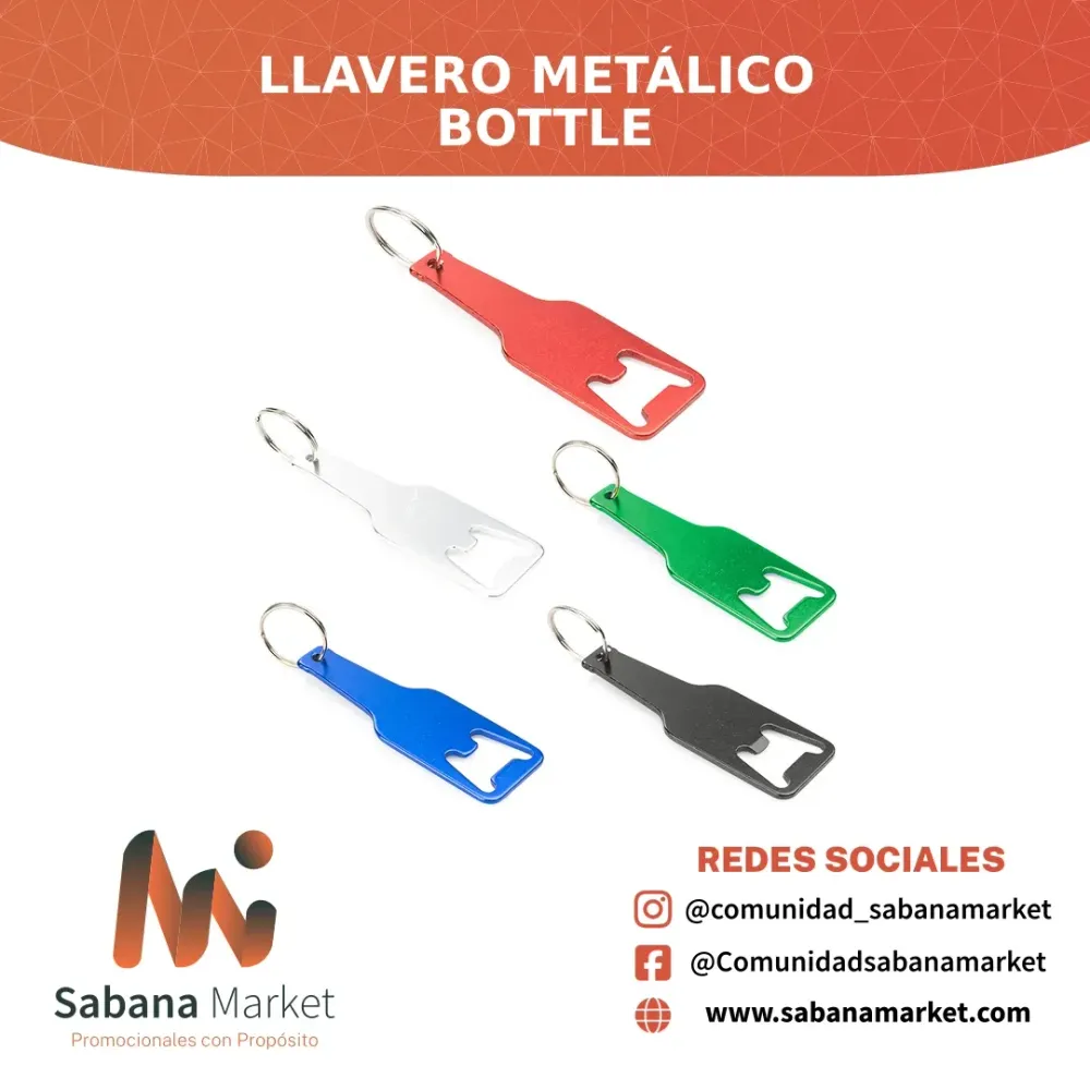 Llavero Metálico Bottle