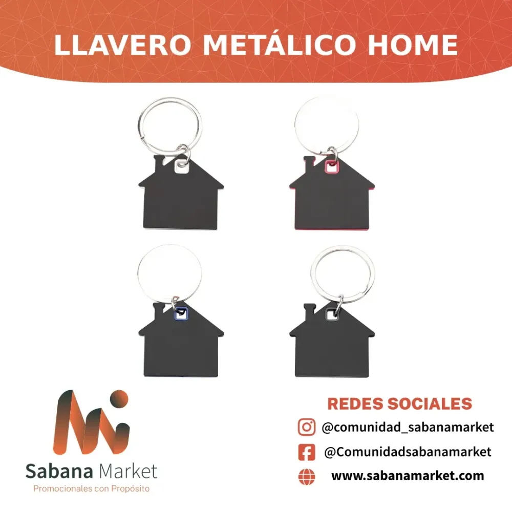 Llavero Metálico Home