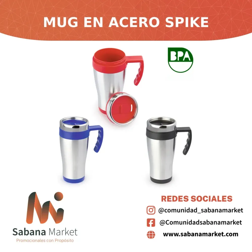 Mug en Acero Spike