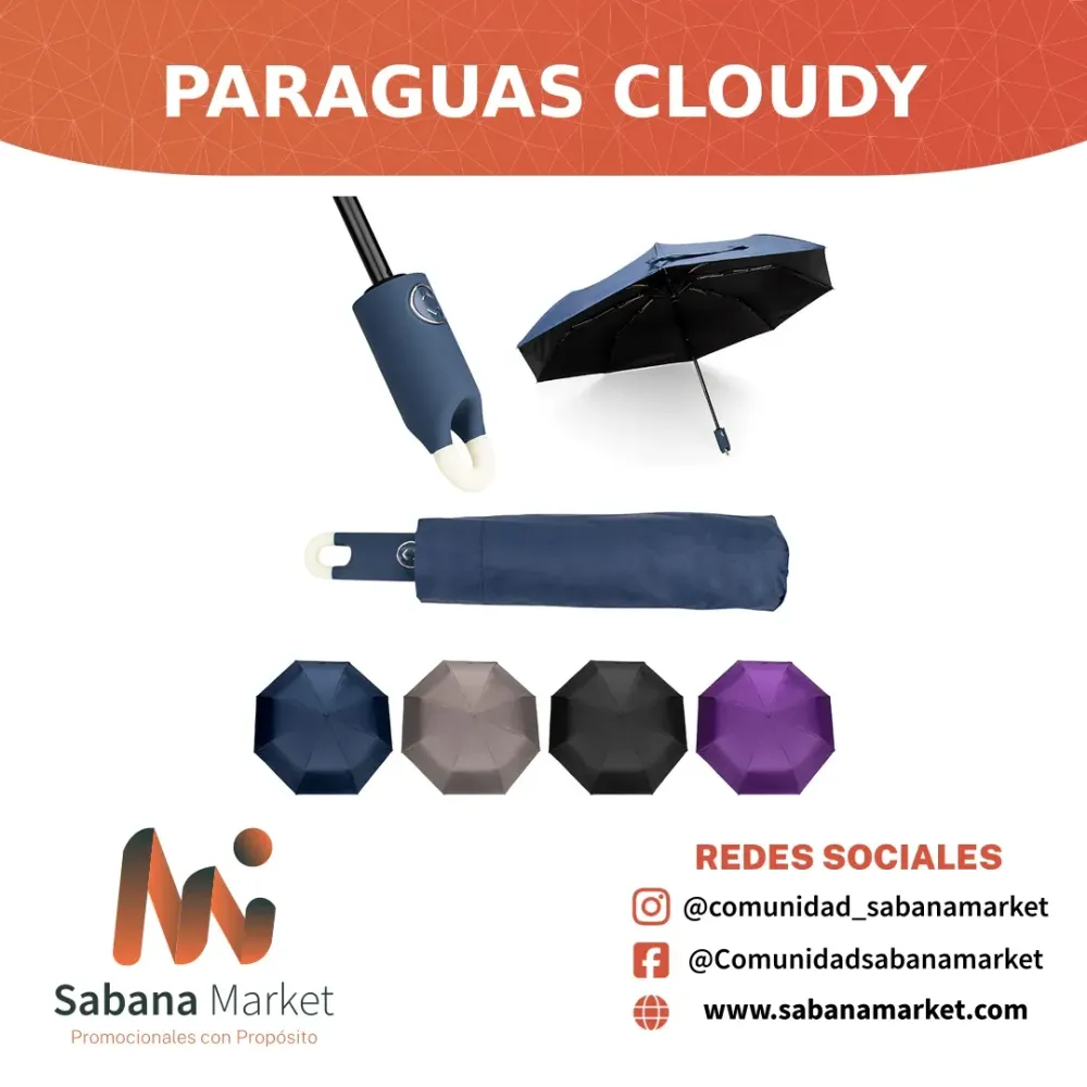 Paraguas 21" Cloudy