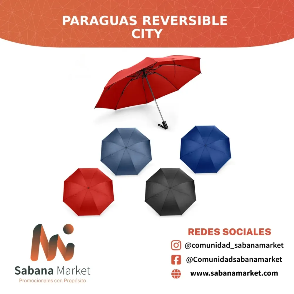 Paraguas Reversible City