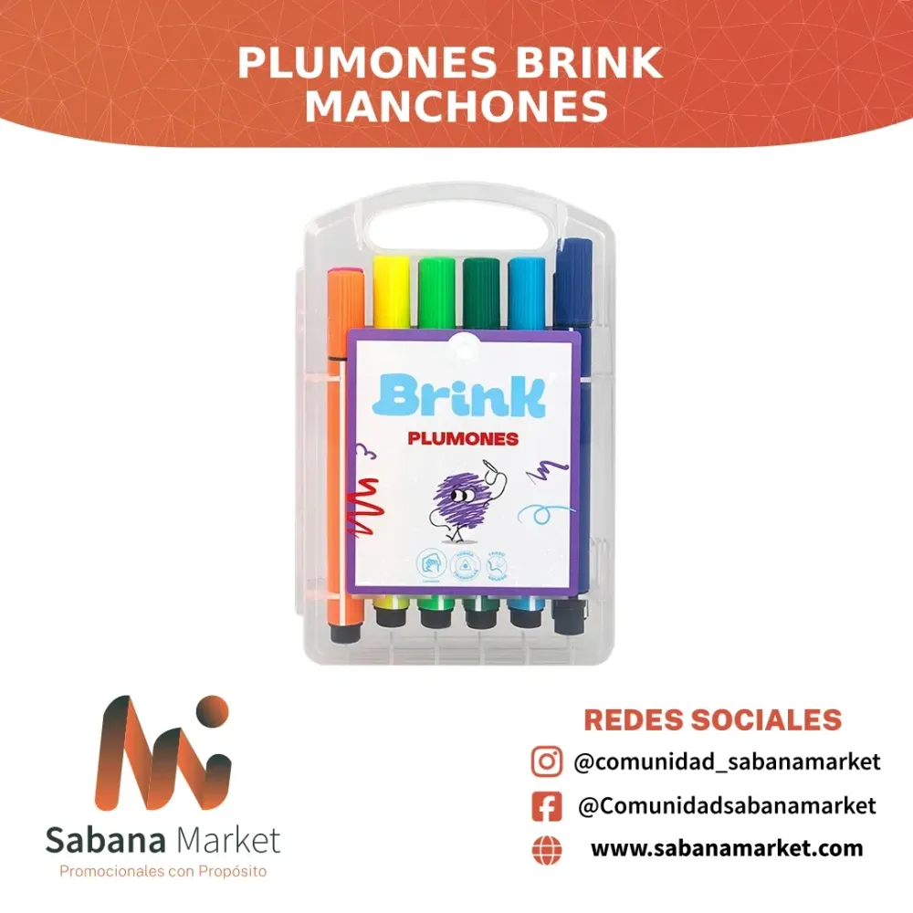Plumones Brink Manchones