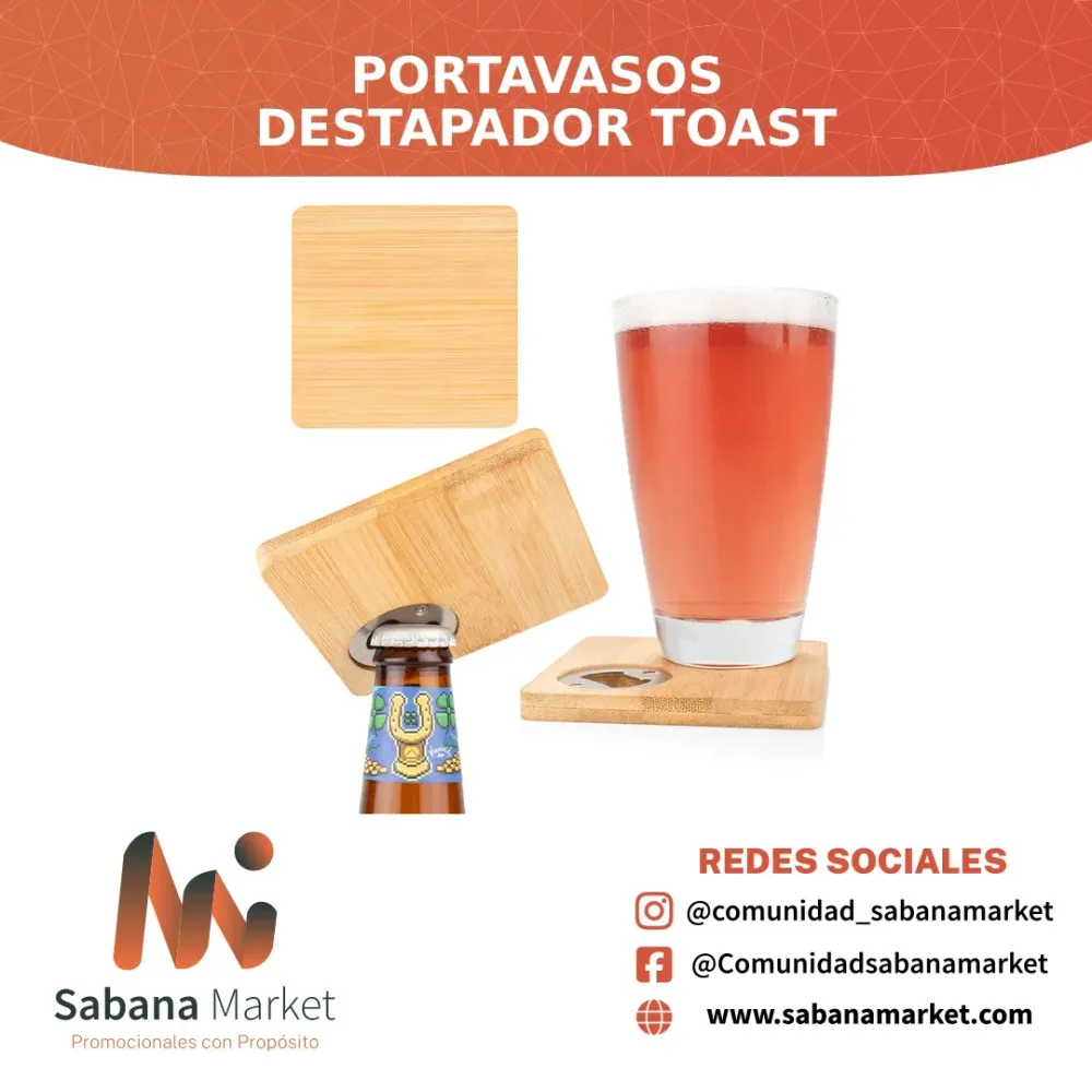 Portavasos Destapador Toast