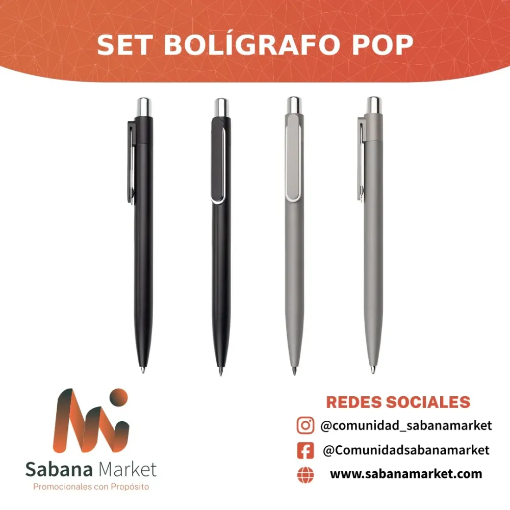 Set Bolígrafo Pop