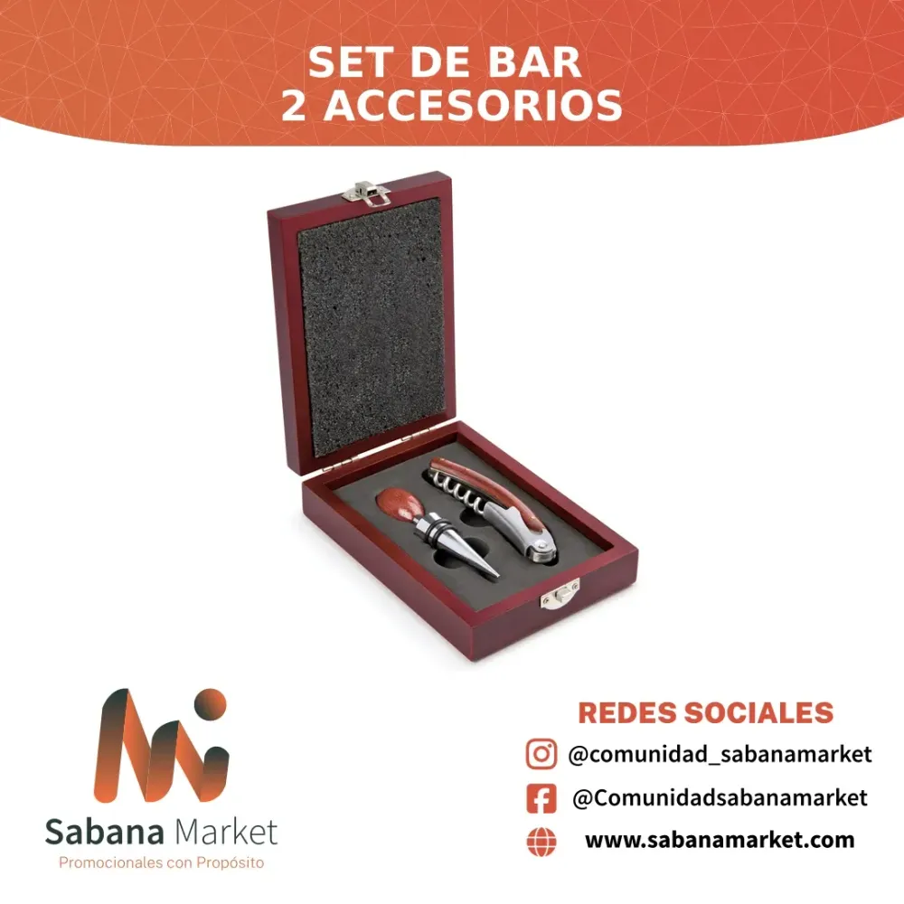 Set de Bar 2 Accesorios