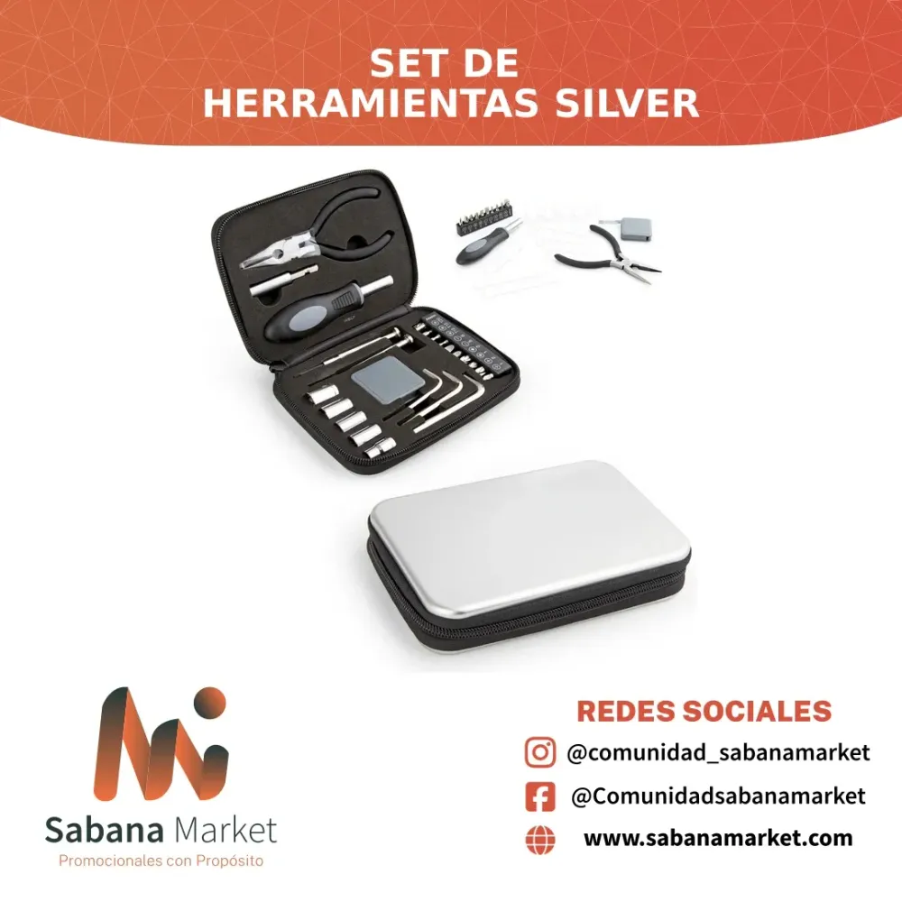 Set de Herramientas Silver