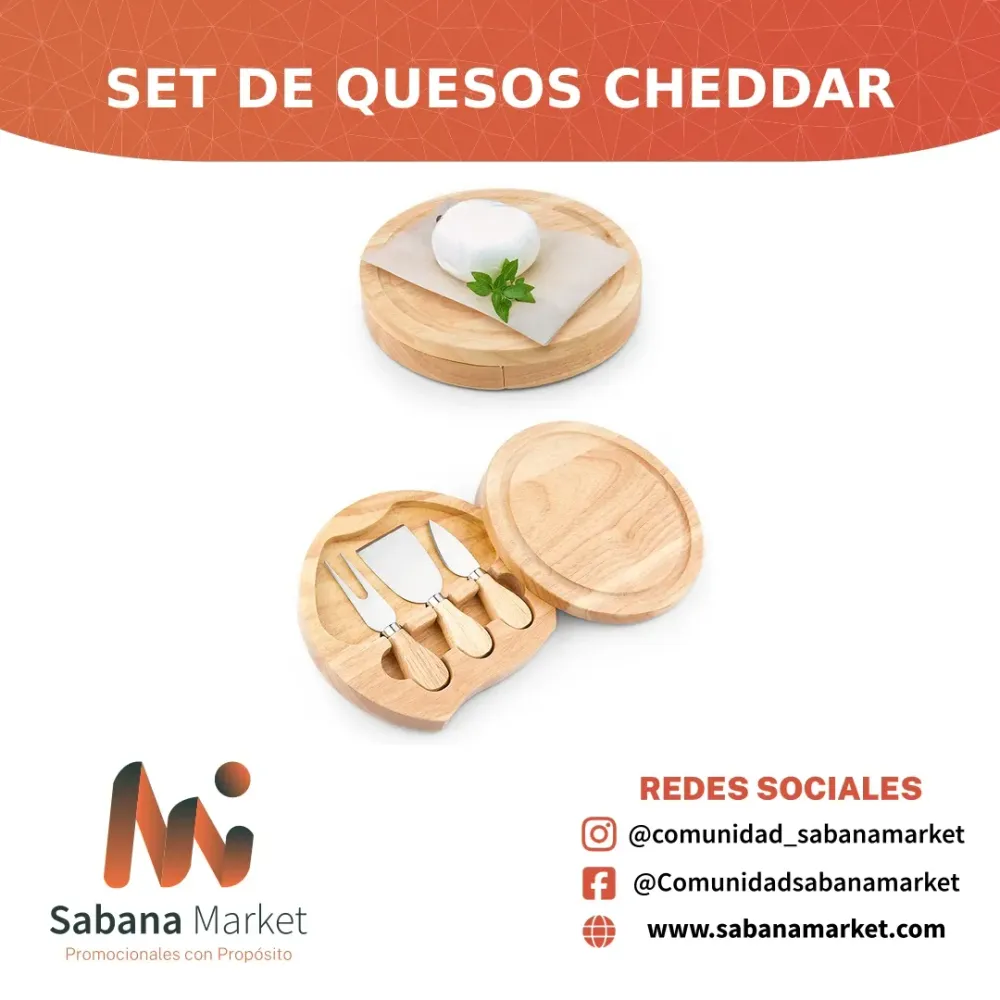 Set de Quesos Cheddar