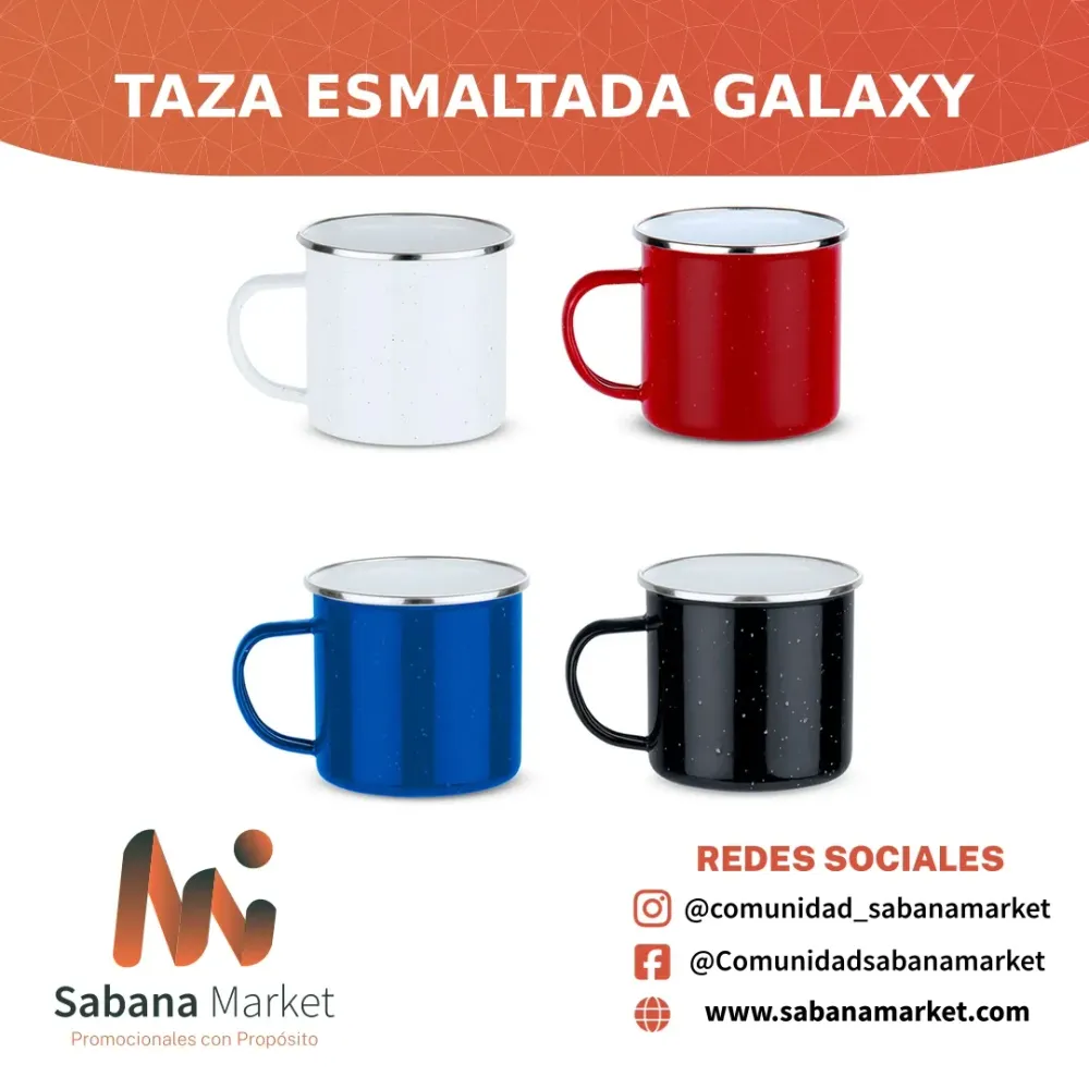 Taza Esmaltada Galaxy