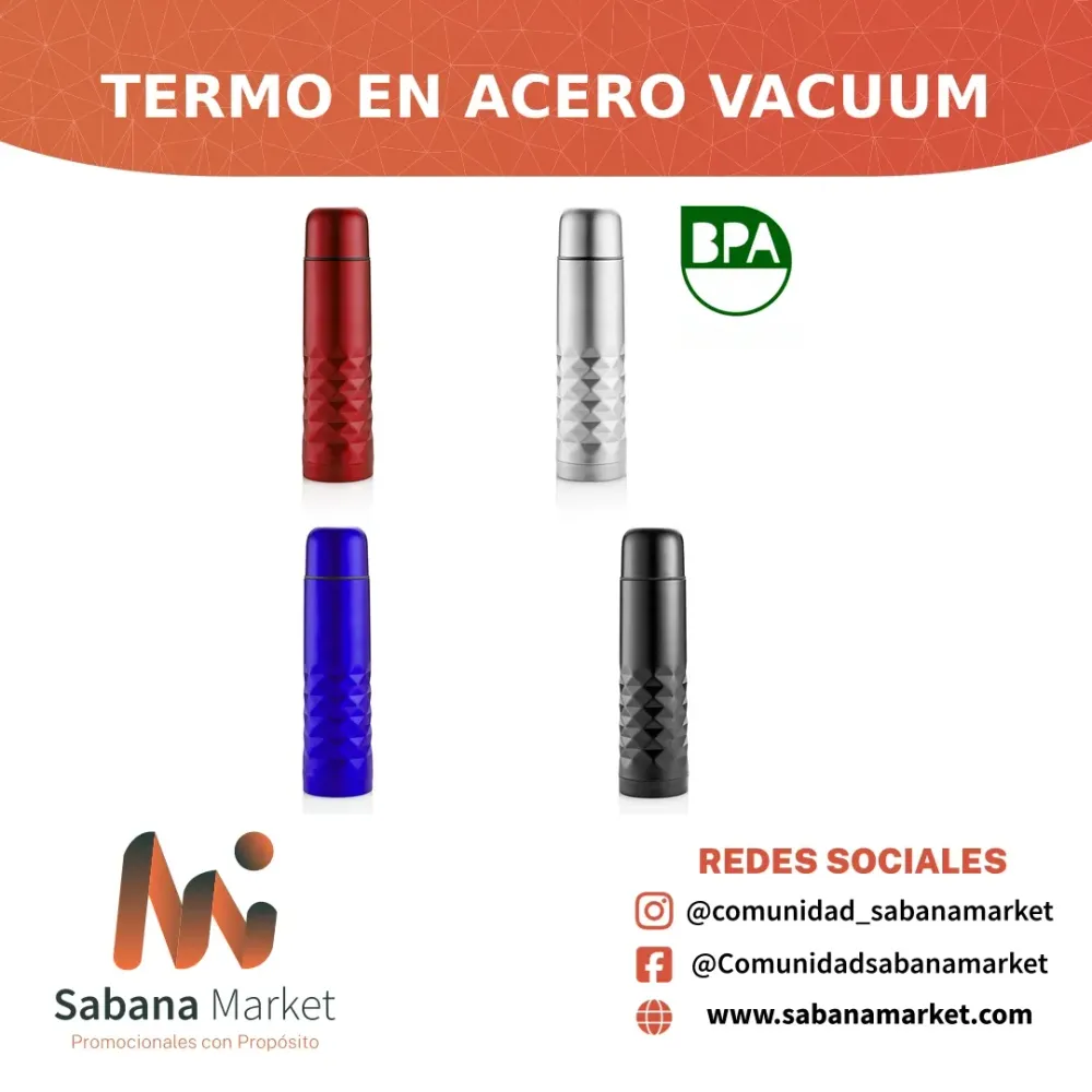 Termo en Acero Vacuum
