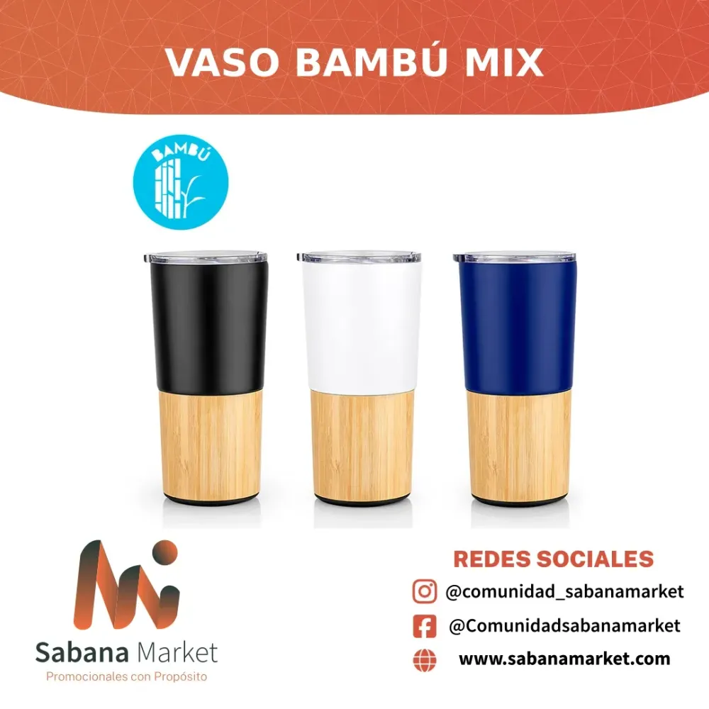 Vaso Bambú Mix