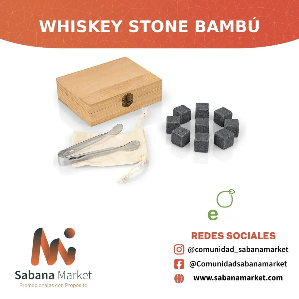 Whiskey Stone Bambú