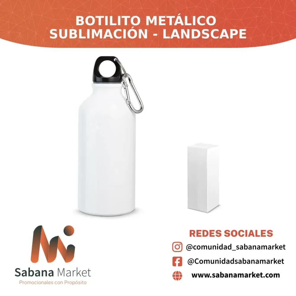 Botilito Metálico Sublimación – Landscape 400 ml.