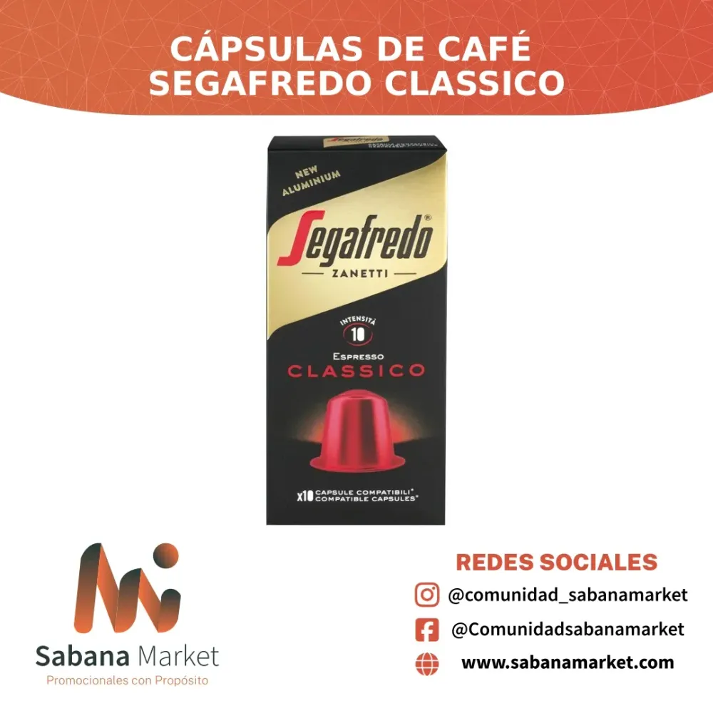 Cápsulas de Café Segafredo Classico