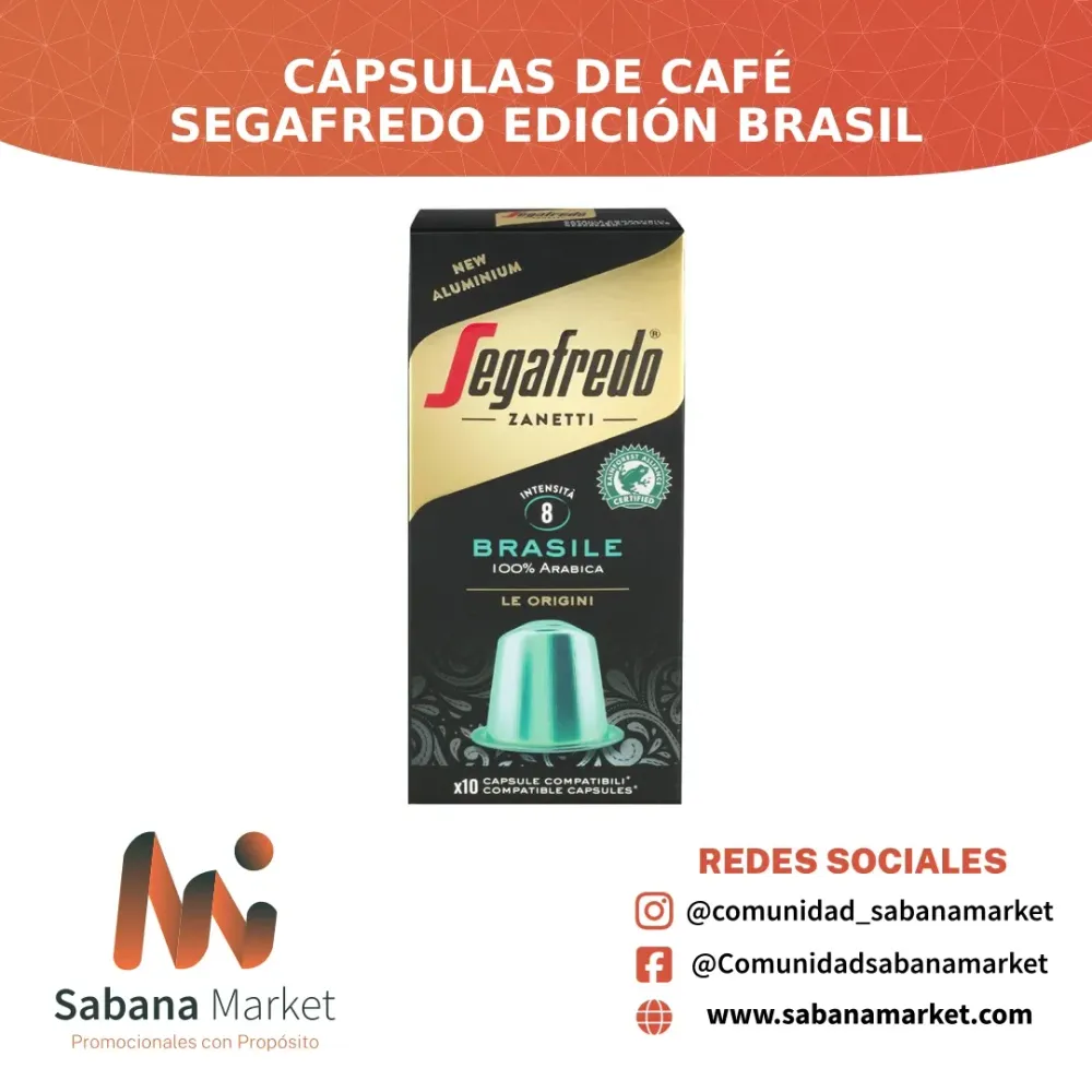 Cápsulas de Café Segafredo Edición Brasil