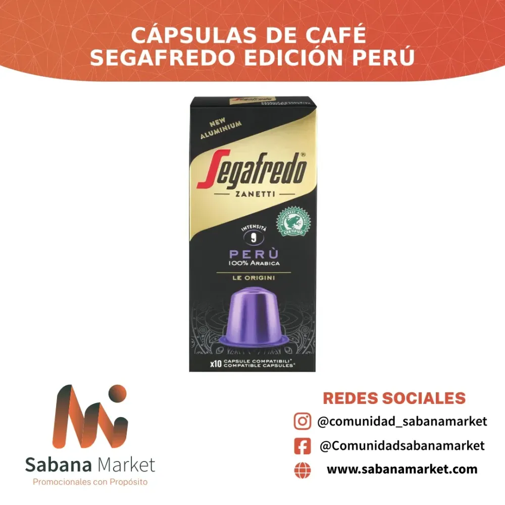 Cápsulas de Café Segafredo Edición Perú