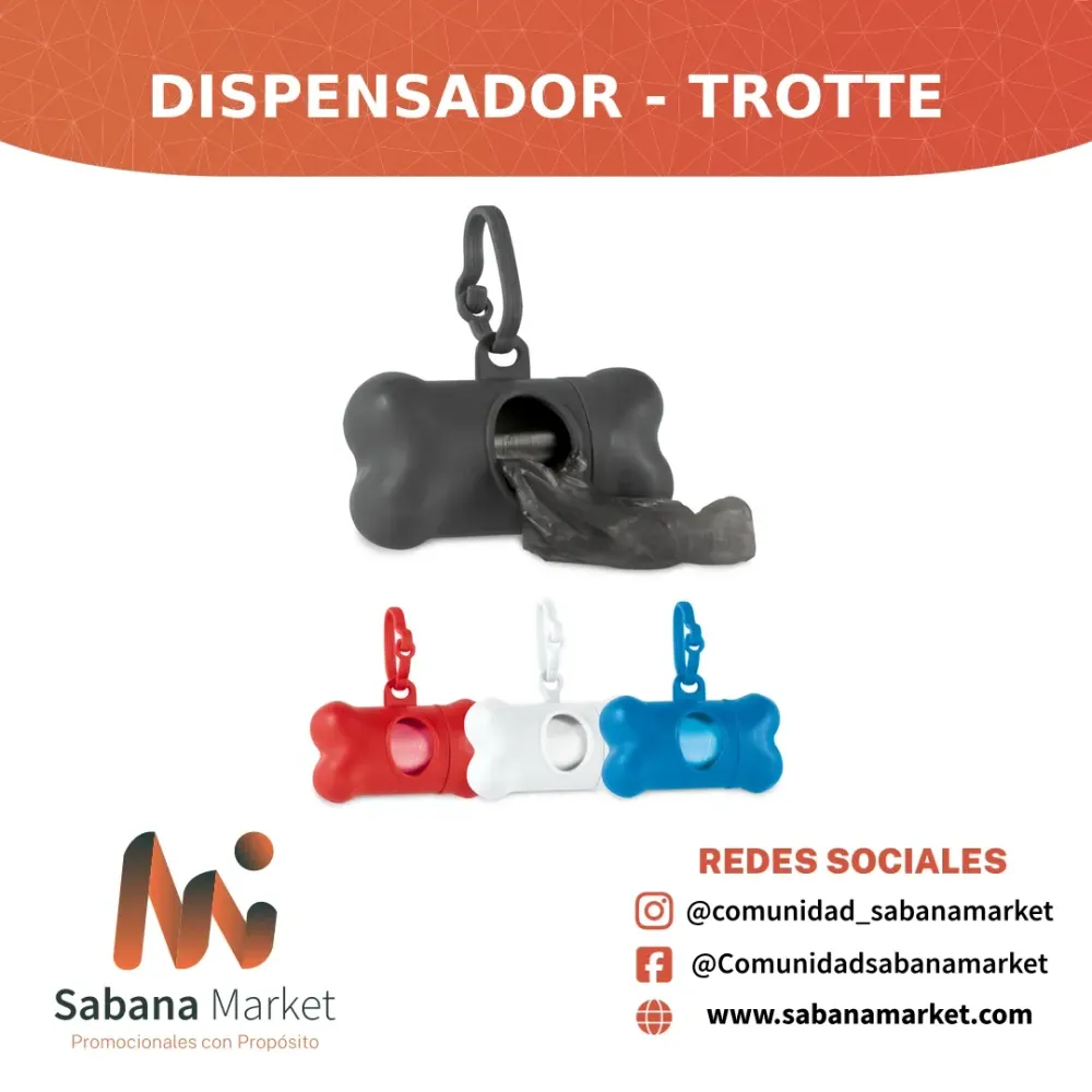 Dispensador de Bolsas para Mascota – Trotte