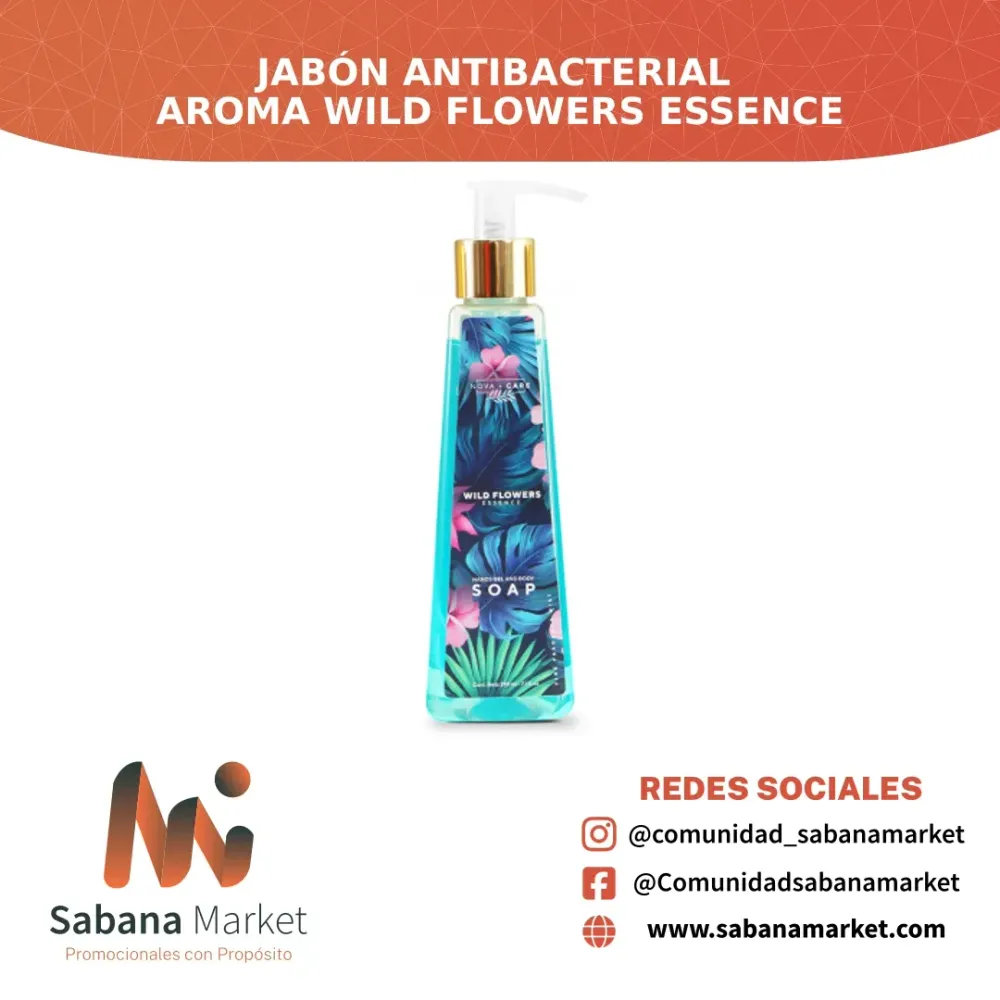 Jabón Antibacterial Aroma Wild Flowers Essence