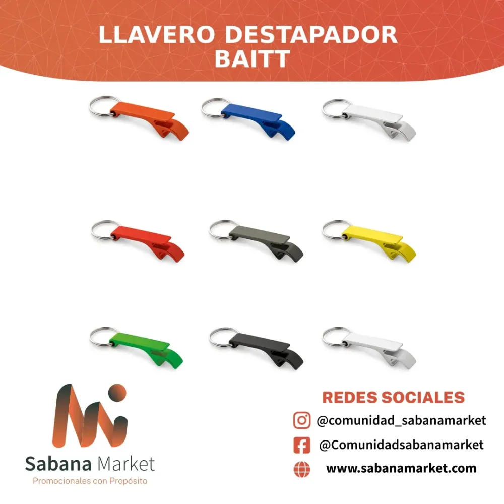 Llavero Destapador Baitt