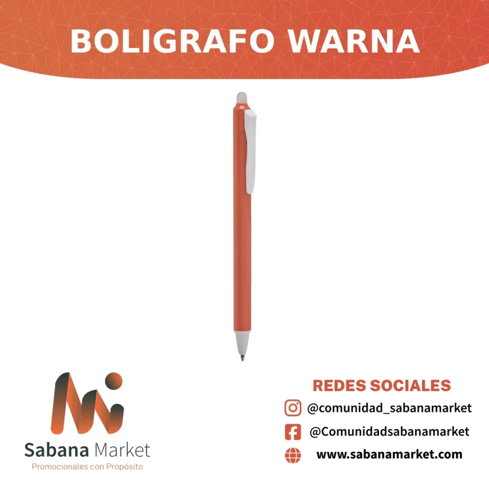 Boligrafo Warna