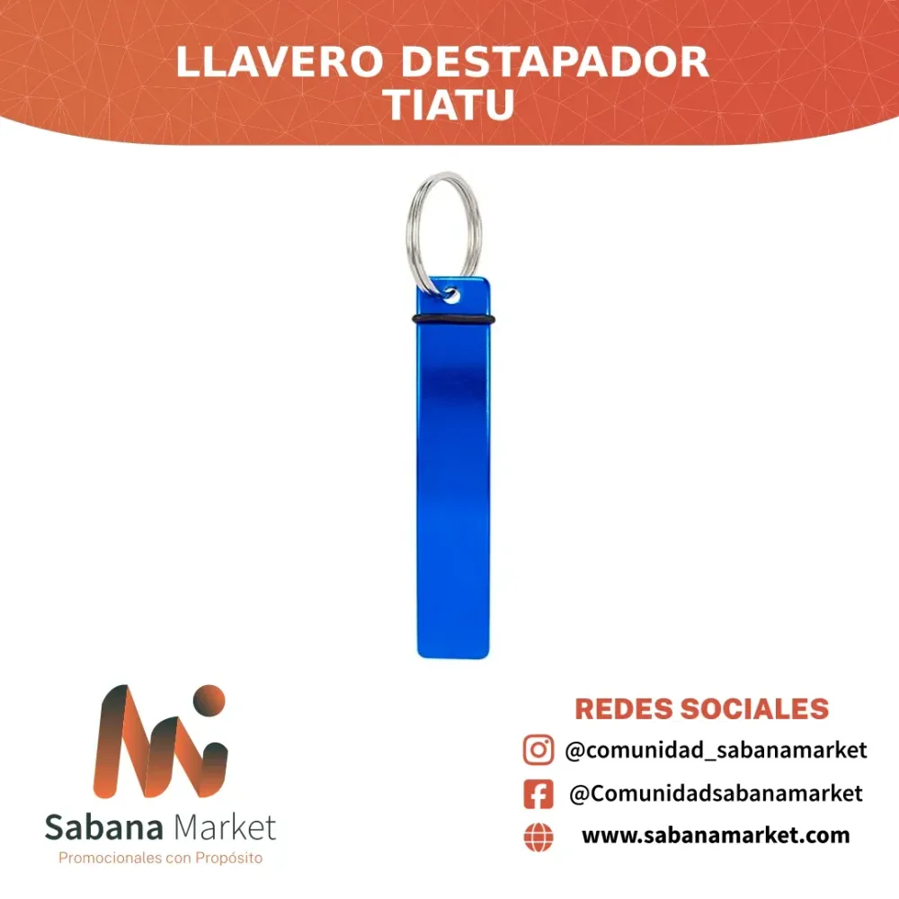 Llavero Destapador Tiatu