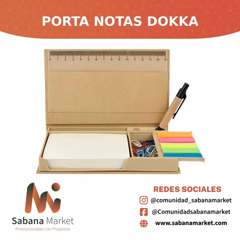 Porta Notas Dokka