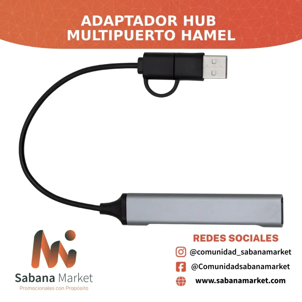 Adaptador Hub Multipuerto "Hamel"
