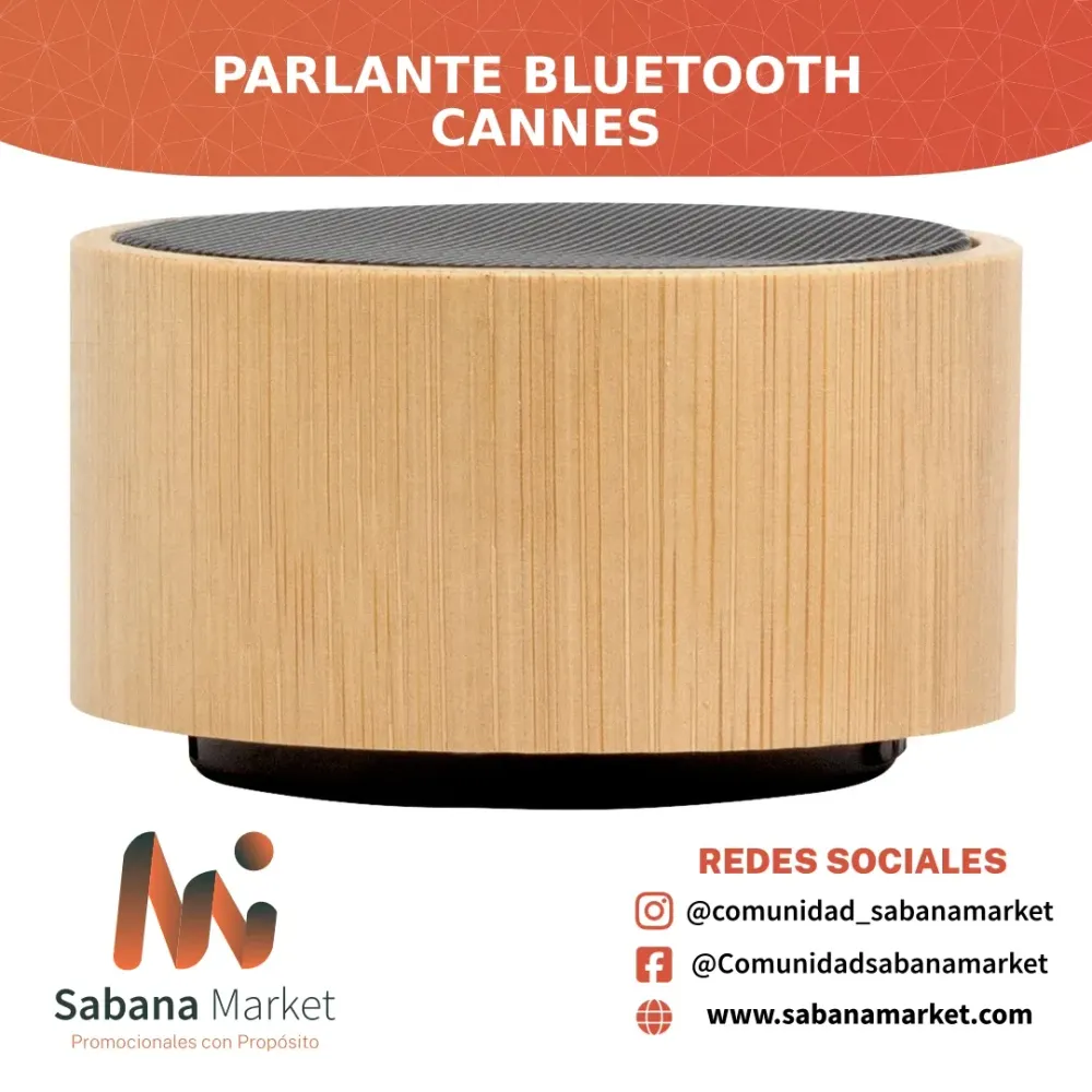 Parlante Bluetooth "Cannes"