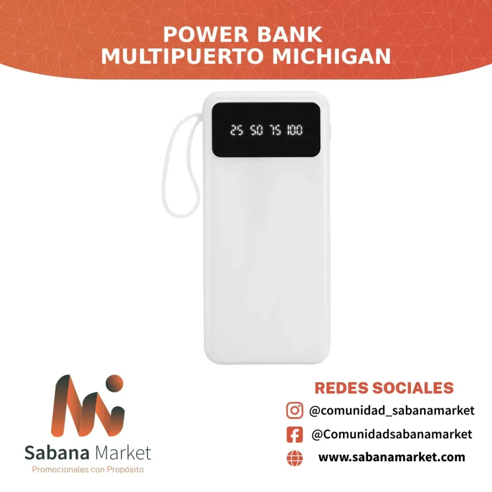 Power Bank Multipuerto "Michigan"