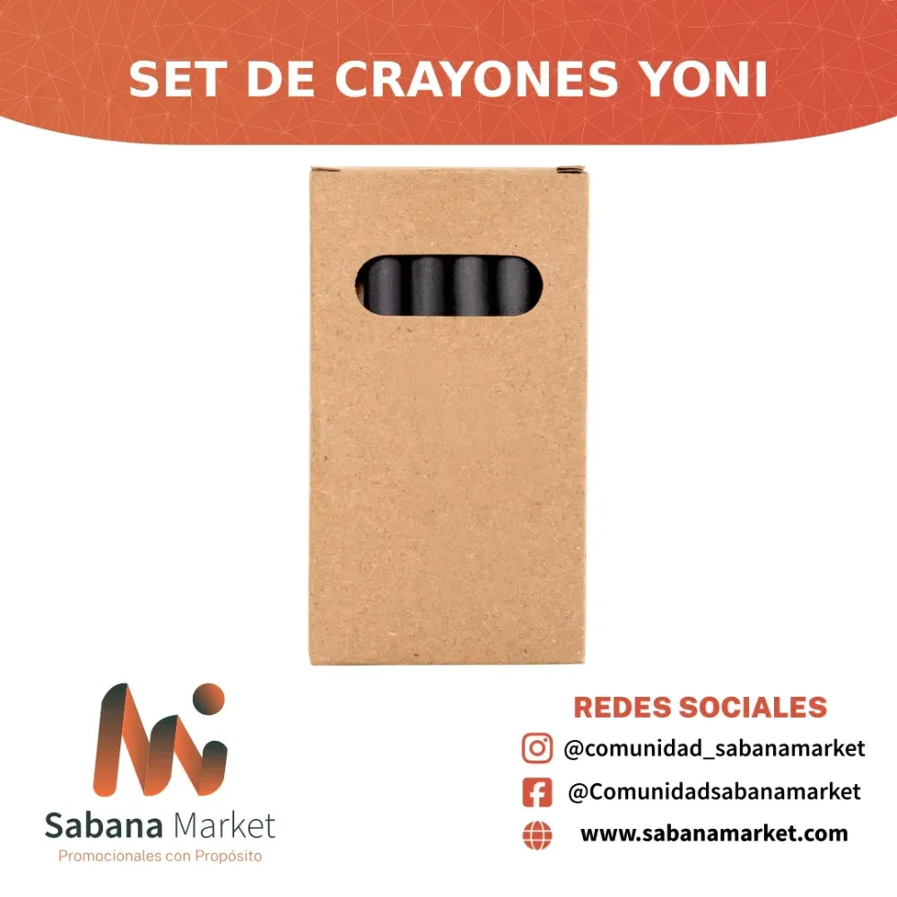 Set de crayones "YONI"