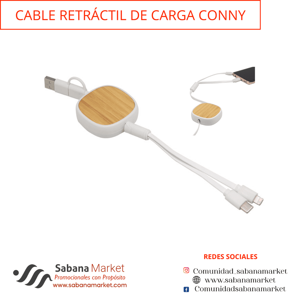 Cable retráctil de carga "CONNY"