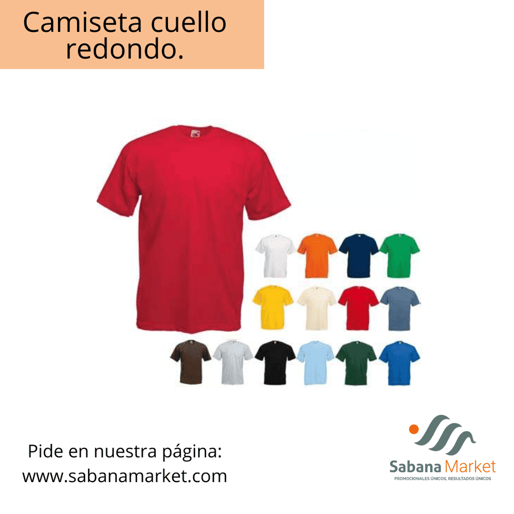 CAMISETA CUELLO REDONDO