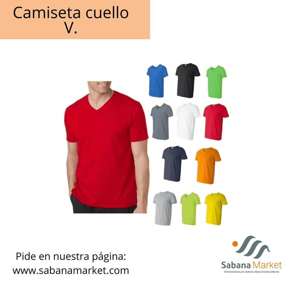 CAMISETA CUELLO V