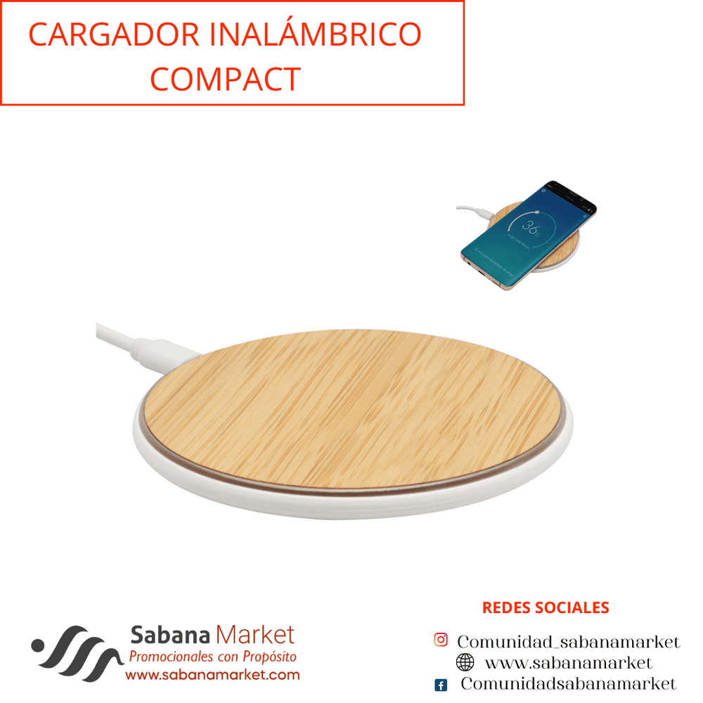 Cargador inalámbrico "COMPACT"