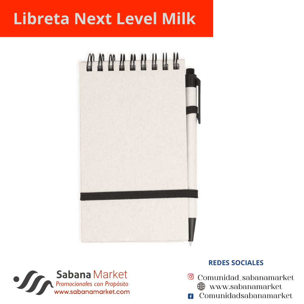 LIBRETA NEXT LEVEL MILK