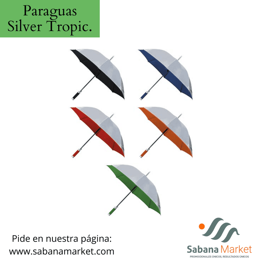 Paraguas Silver Tropic