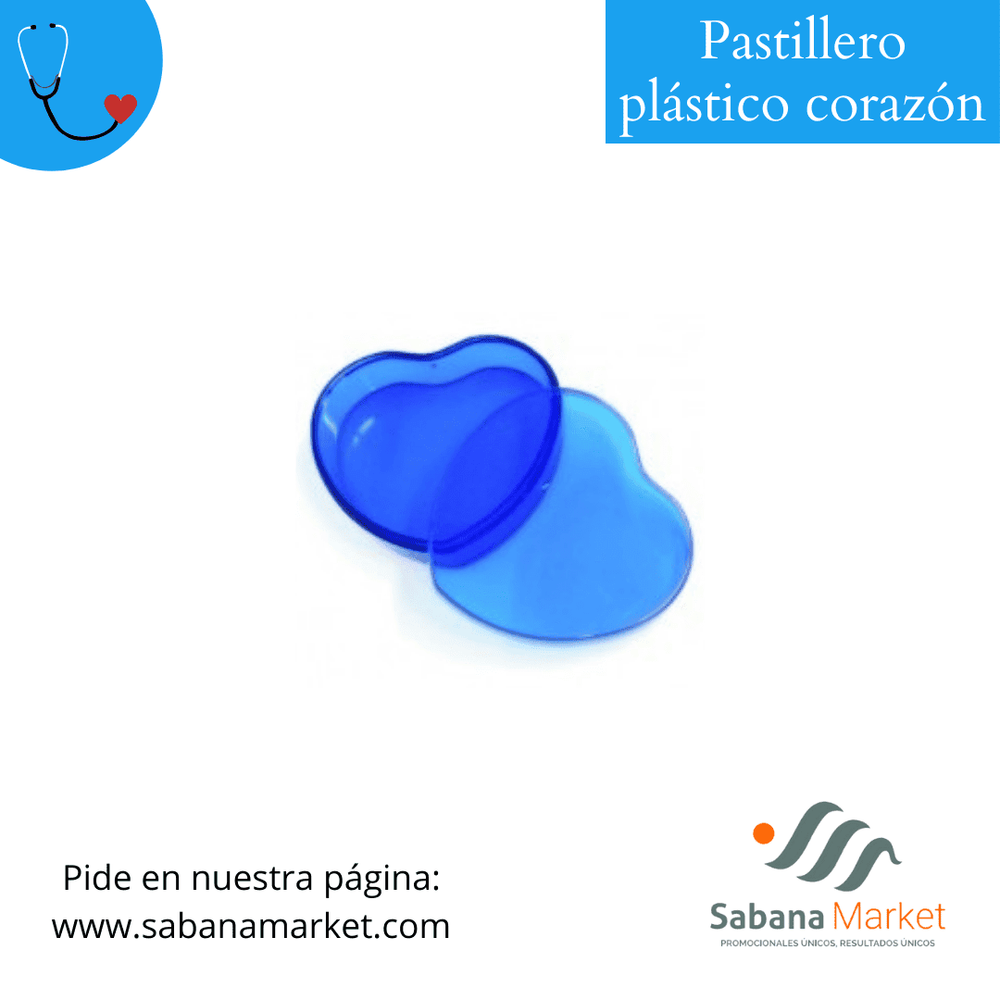 PASTILLERO PLÁSTICO CORAZÓN