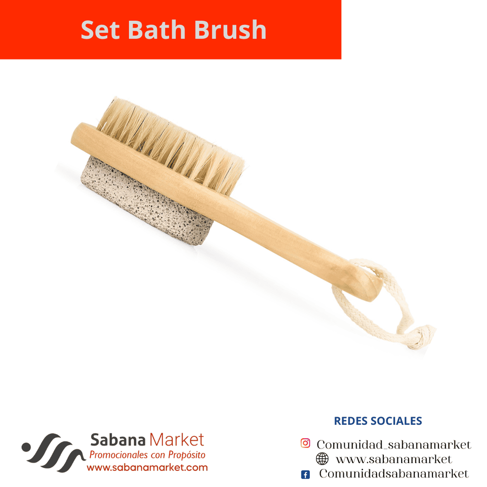 SET BATH BRUSH