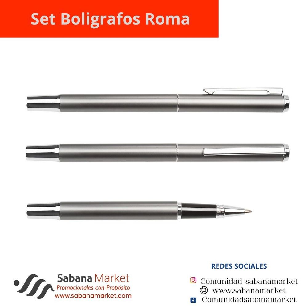 SET BOLIGRAFOS ROMA