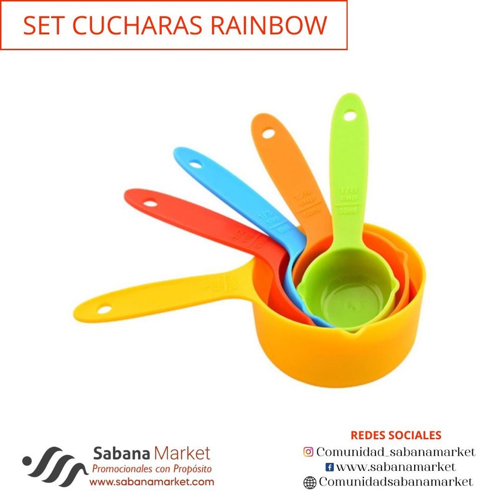 SET DE CUCHARAS RAINBOW