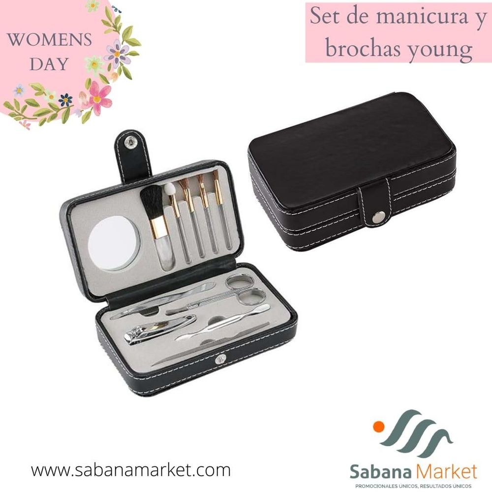 Set de Manicure y Brochas Young