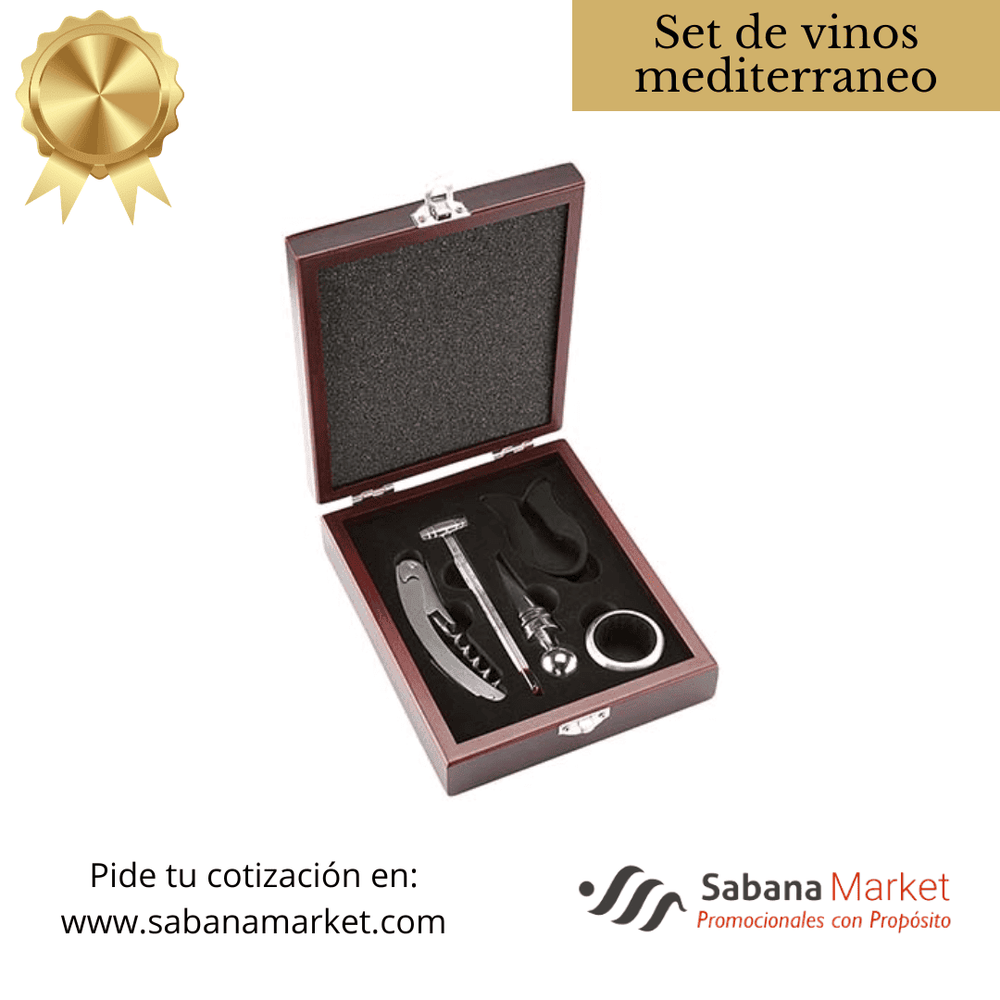 Set para Vinos Mediterraneo