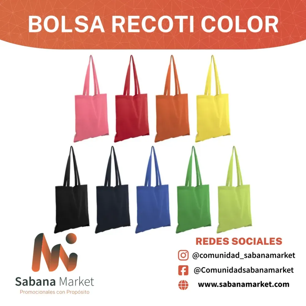 Bolsa de Algodón "Recoti Full Color"