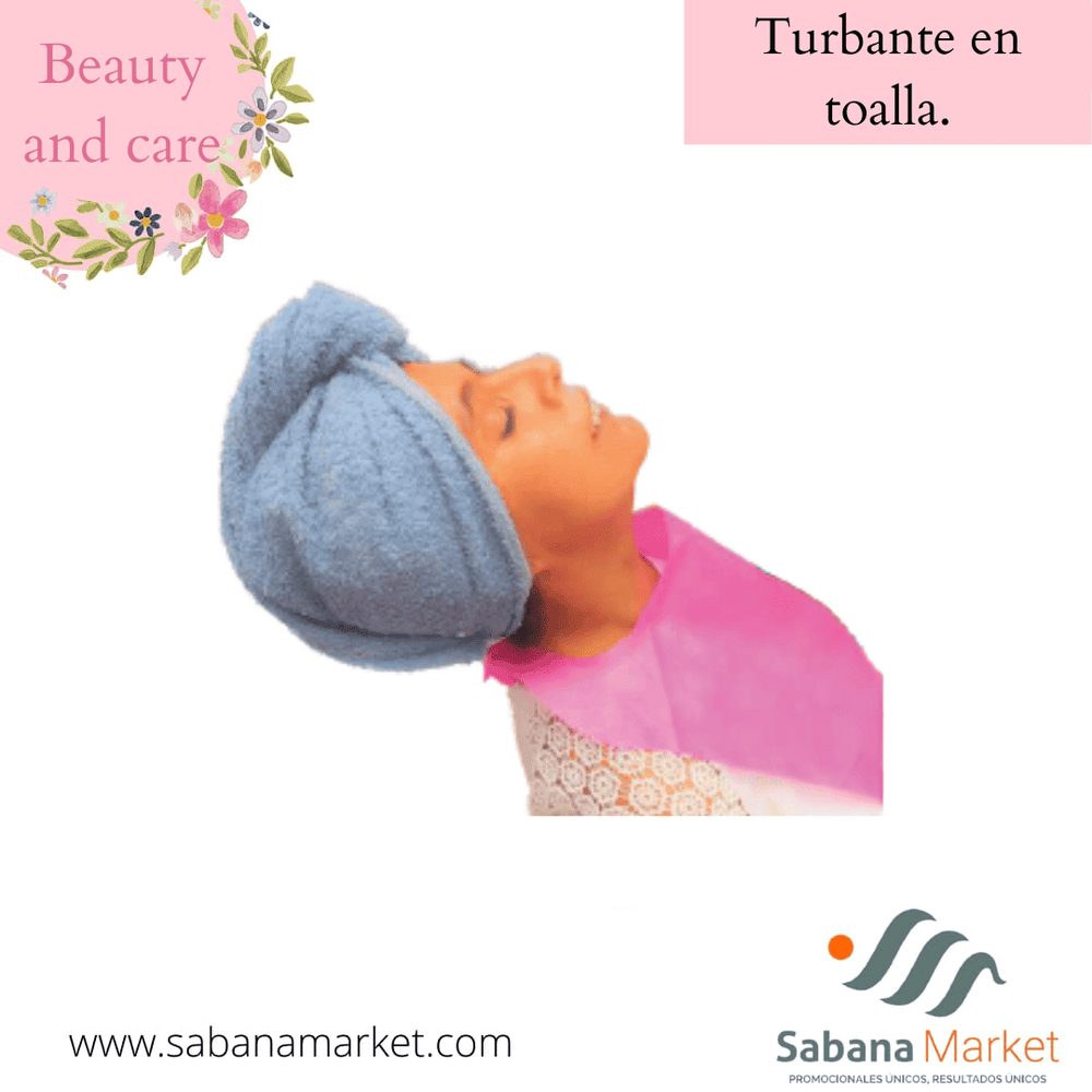 TURBANTE EN TOALLA